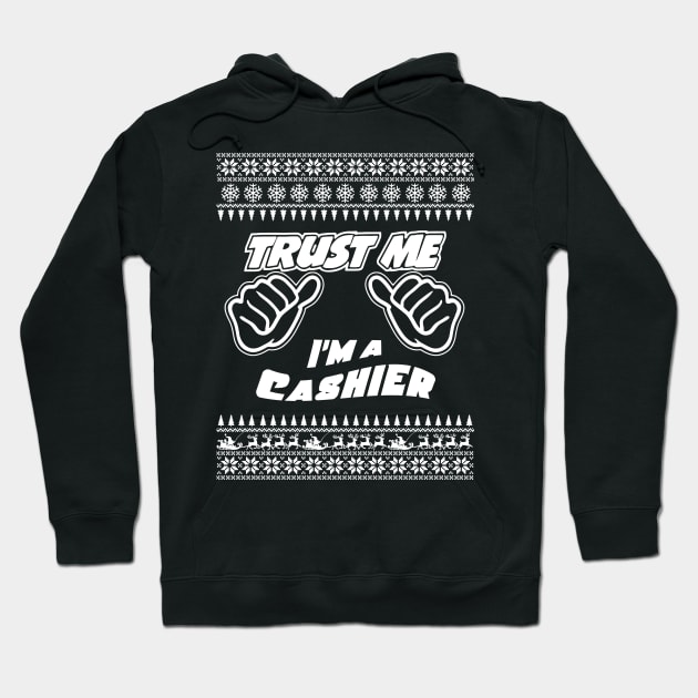 Trust me, i’m a CASHIER – Merry Christmas Hoodie by irenaalison